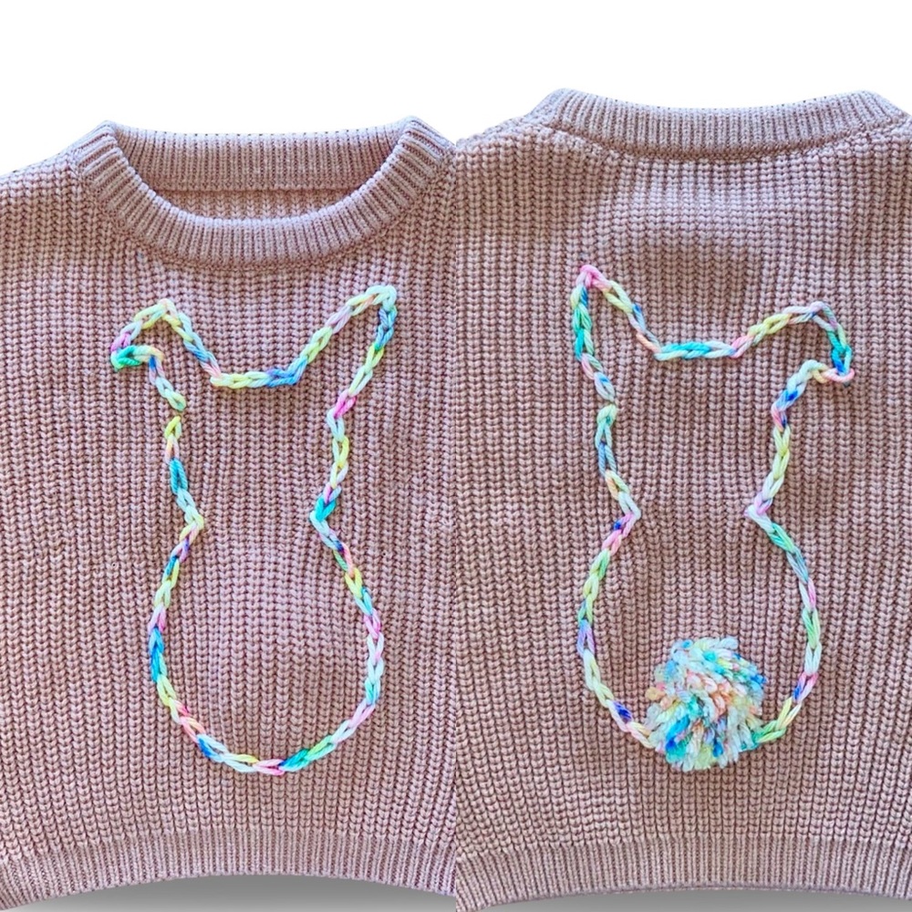 Easter bunny sweater